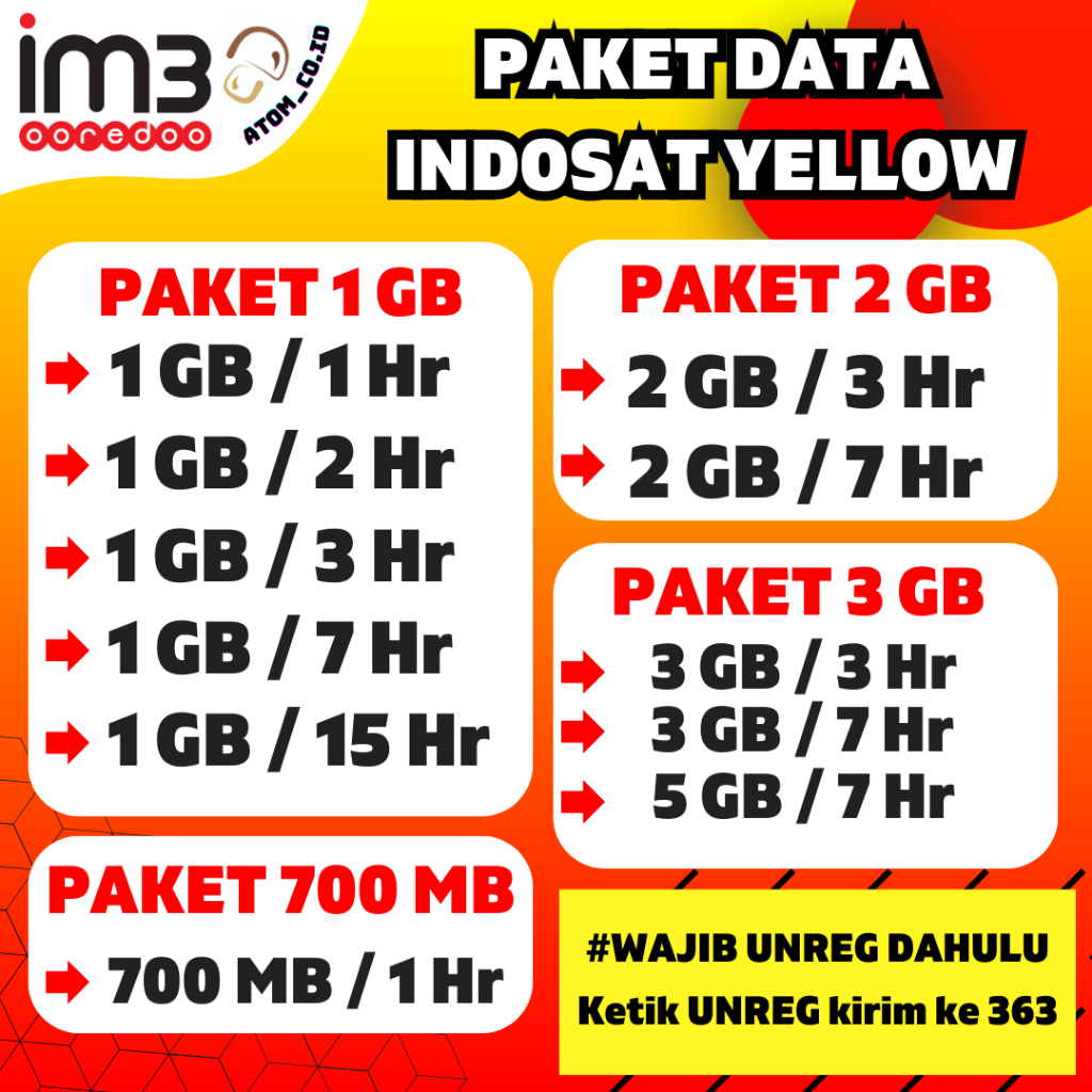 Jual Paket Indosat Yellow - Isi Ulang Kuota Internet Indosat Termurah ...