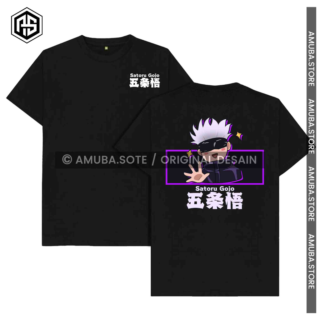 Jual Amuba Store Kaos Jujutsu Kaisen Gojo Satoru Limitless Six Eyes