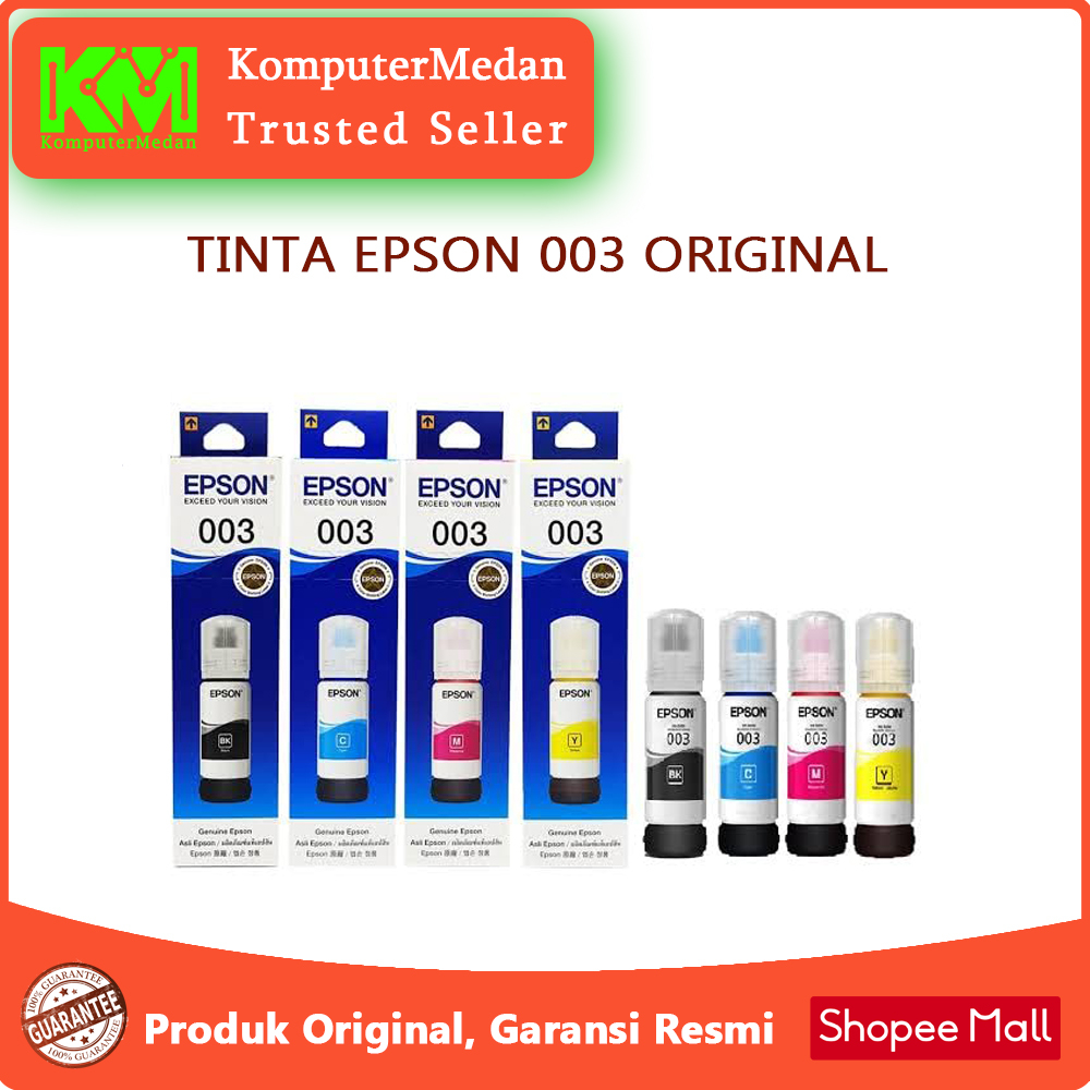 Jual Tinta Epson 003 For L5190 L3150 L3210 L3110 L1110 L3100 L310 Original Shopee Indonesia 2276