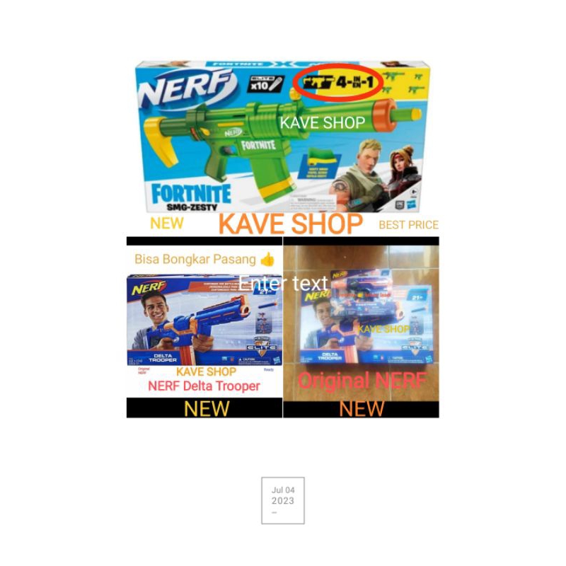 Hasbro nerf 2024 delta trooper