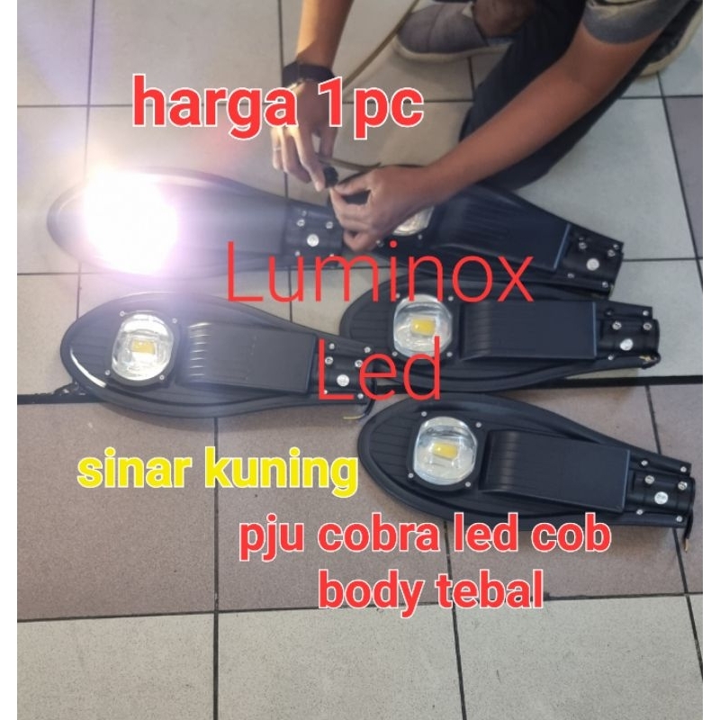 Jual Lampu Jalan Led Kuning 50watt Pju Cobra Led 50w 50 Watt Kuning