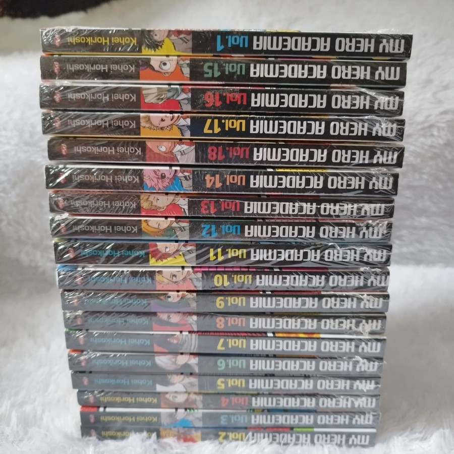 Jual Komik manga boku no hero akademia my hero academia deku 1-18 segel ...
