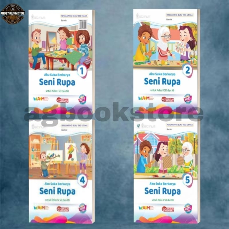 Jual Buku Seni Rupa SD / Seni Rupa kelas 1 2 4 5 SD / Kurikulum Merdeka ...