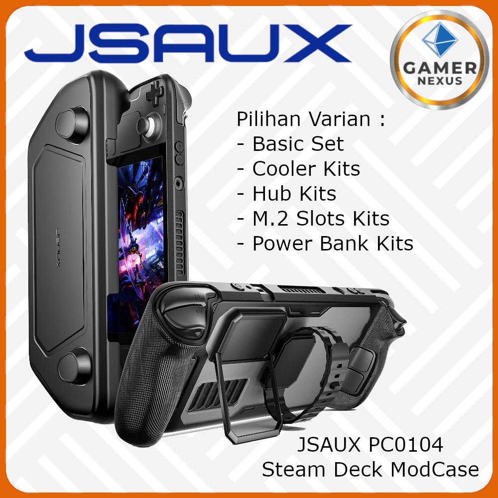 Jual Jsaux Pc Modcase For Steam Deck Case Modular Casing Bundle Shopee Indonesia