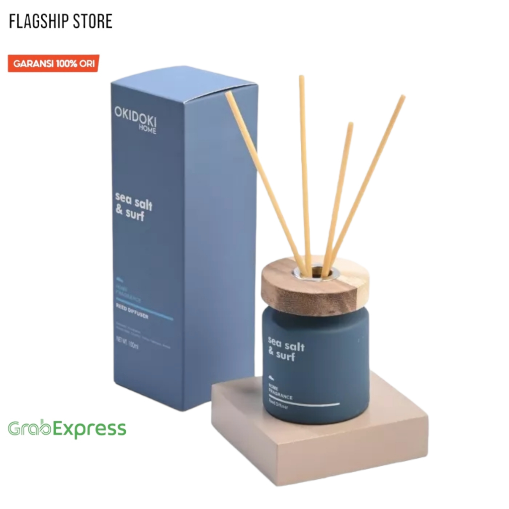 Jual OKIDOKI Reed Diff Sea Salt & Surf 100 mL Pewangi Ruangan Reed