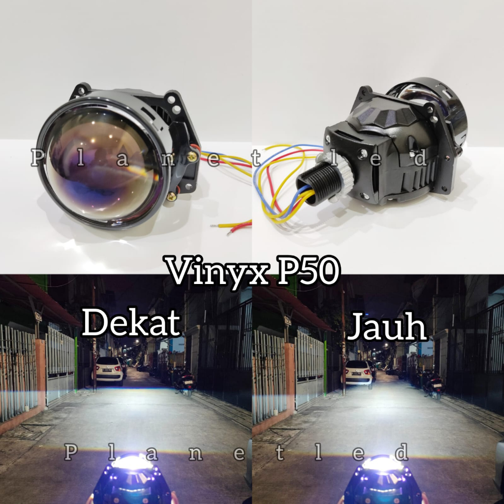 Jual Lampu Led Biled Projecotr Vinyx P50 Original 3 Inch Super Terang ...