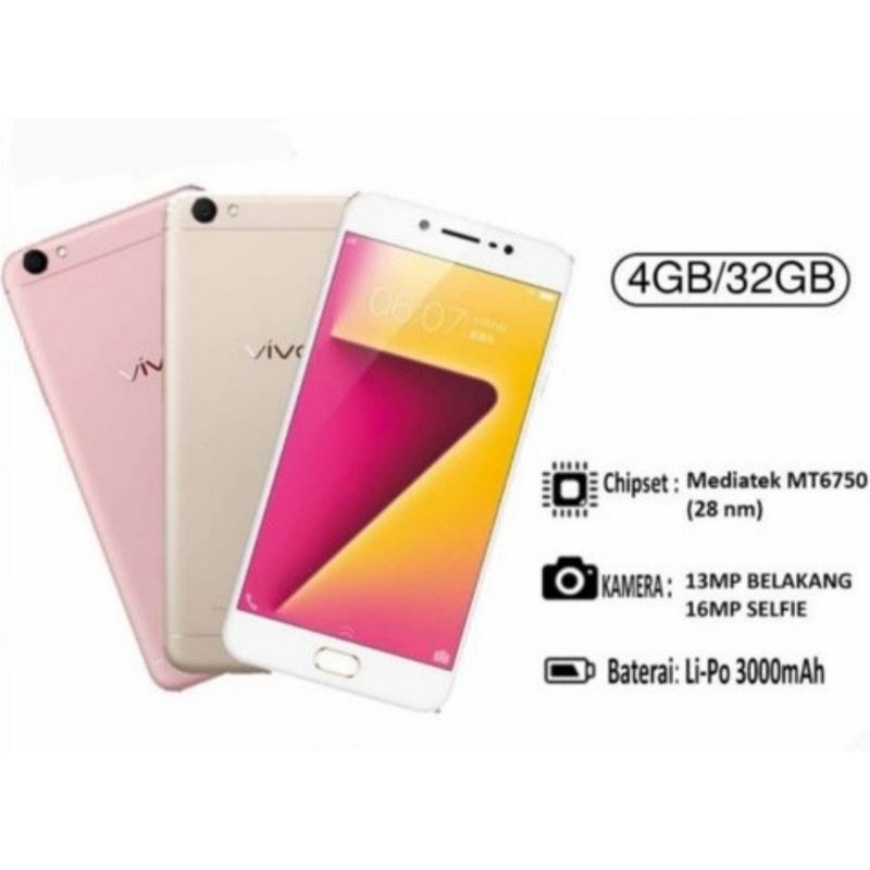 Jual Handphone Second Vivo Y67 ram 4gb internal 32gb Original Murah ...