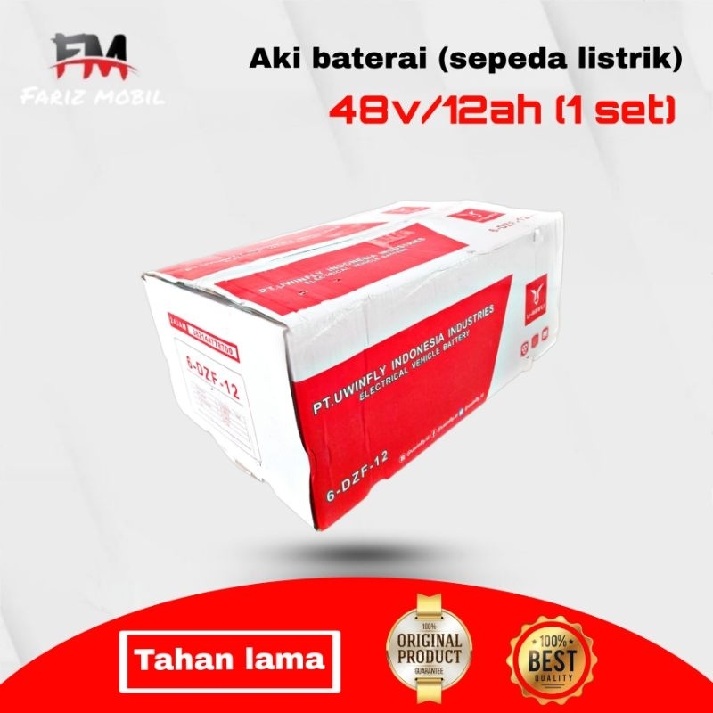 Jual Aki Baterai Sepeda Listrik U Winfly V Ah Original Set