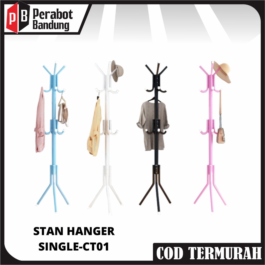 Jual DISKON!! stand hanger rak gantung topi Gantungan Berdiri menara ...