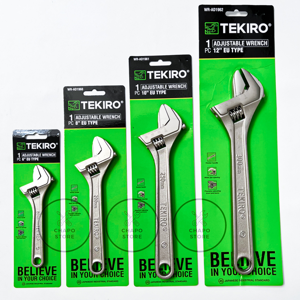 Jual Tekiro Kunci Inggris Inch Adjustable Wrench Kunci Bago Baco Tekiro Shopee