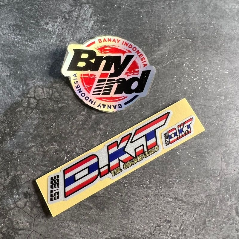 Jual STICKER Stiker DKT BESAR DAN KECIL PRINCUT | Shopee Indonesia