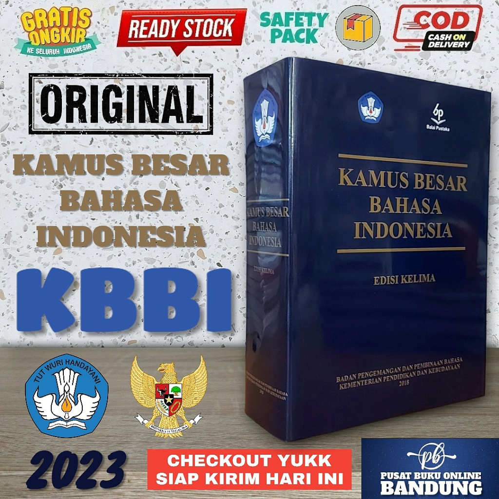 Jual KAMUS BESAR BAHASA INDONESIA KBBI - EDISI KELIMA ORIGINAL | Shopee ...