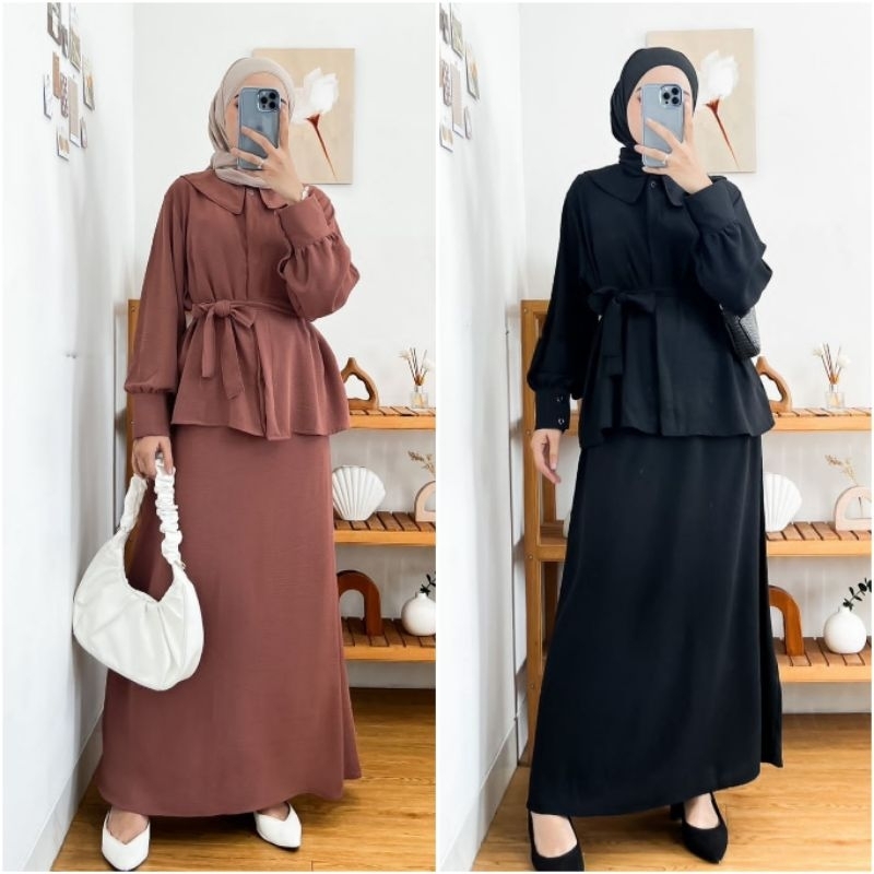 Jual Lady Set setelan blouse rok wanita Shopee Indonesia