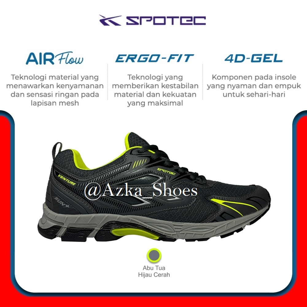 Jual Spotec Venture Sepatu Running Sepatu Lari Sepatu Original