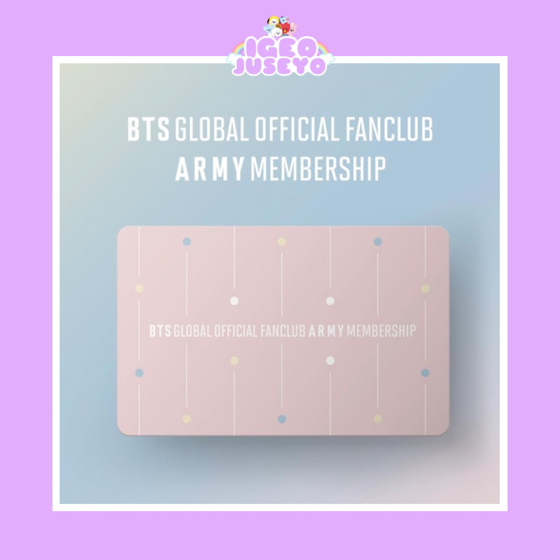 Jual BTS Global Official Fanclub Army Membership, Army Gift, Membership ...