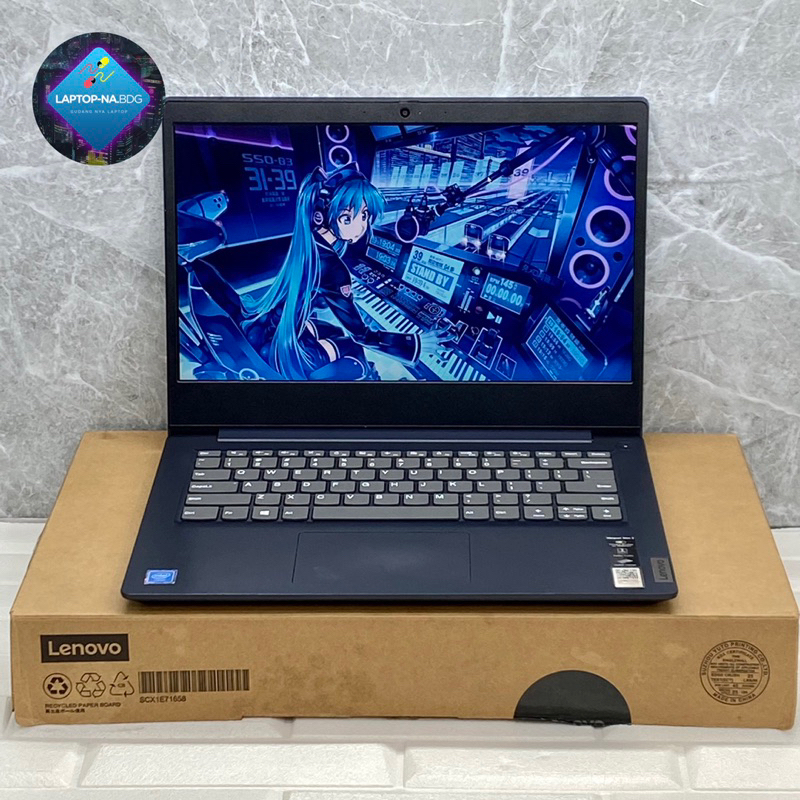 Jual Laptop Lenovo Ideapad Slim 3 Intel Celeron Ram 4 256gb Fullset Garansi Resmi On Shopee