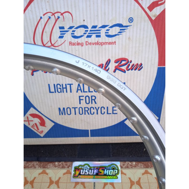 Jual velg Yoko profesional rim original thailand uk 140-140 Ring 17 Two ...