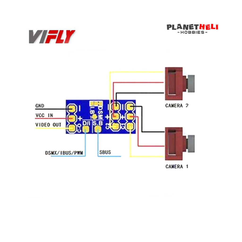 Jual VIFLY Cam Switcher Easily Switch Two FPV Camera | Shopee Indonesia