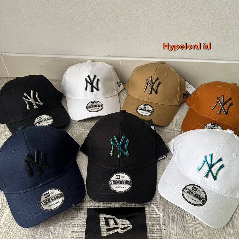 Jual Topi Ny Newyork Cap Metal Model / Topi baseball model logo Metal ...
