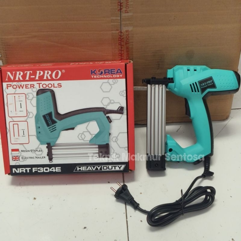 Jual Mesin Paku Tembak Listrik Nrt Pro F E Electric Nailer Staples