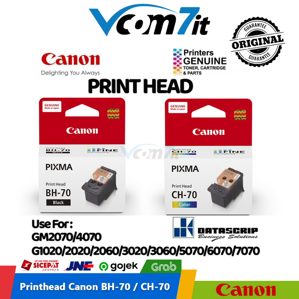 Jual Print Head Cartridge BH70 Black CH70 Color Canon G1020 G2020 3020 ...