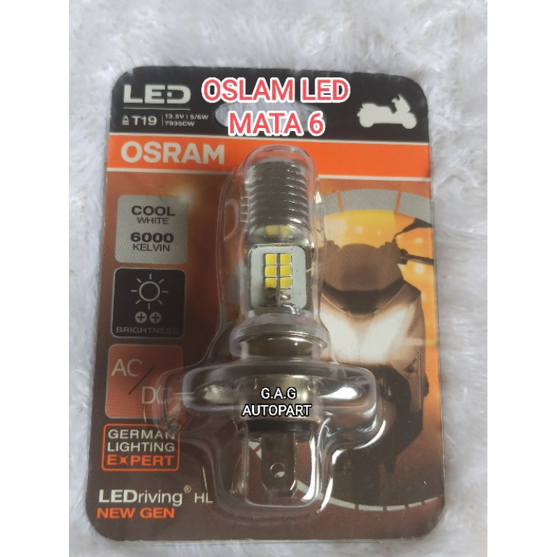 Jual BOHLAM OSLAM LED KAKI 3 MATA 6 MOTOR VIXION SCOOPY FI | Shopee ...