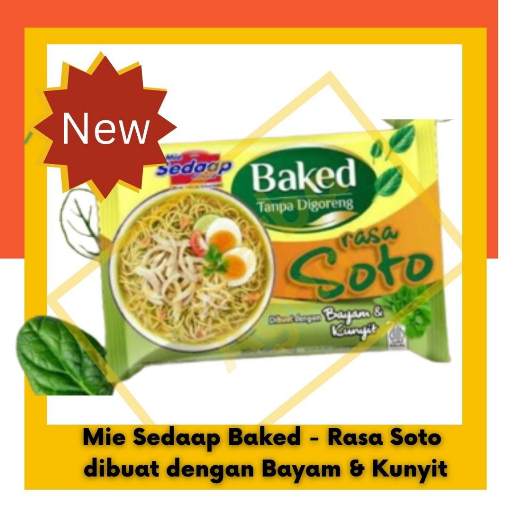 Jual Mie Sedaap Baked Rasa Mie Goreng Dan Soto Shopee Indonesia