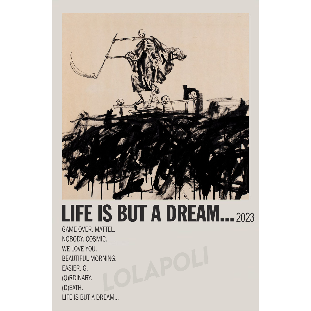 Jual Poster Cover Album Life Is But A Dream... - Avenged Sevenfold ...