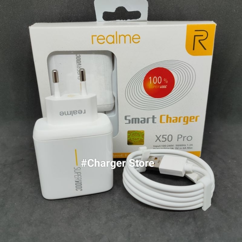 Jual Charger Realme ORIGINAL 100% SUPER VOOC DART Fast Charging 5V 4A ...