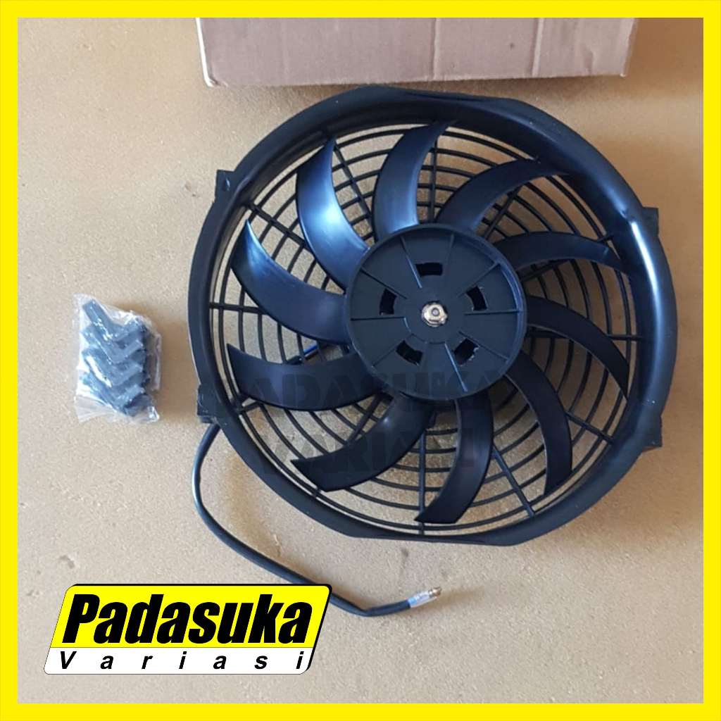 Jual Kipas Radiator 10 Blade AC Mobil 11.5 inch 29 cm Extra Fan ACM ...