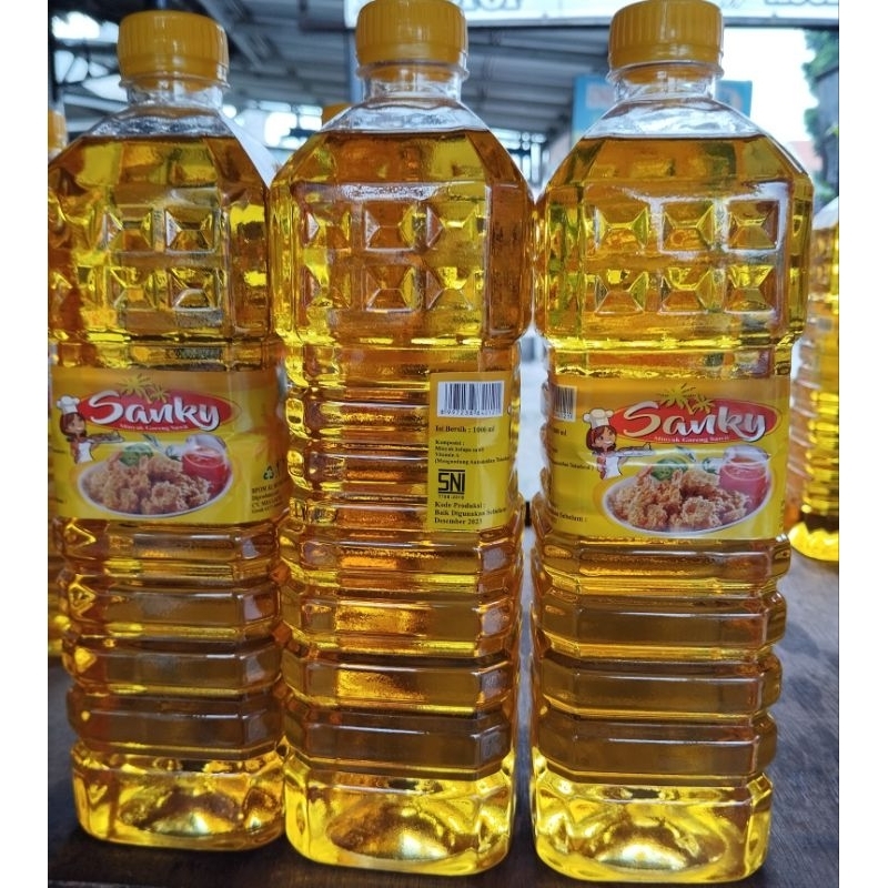 Jual Minyak Goreng Sanky Liter L Packing Dus Aman Sanky L