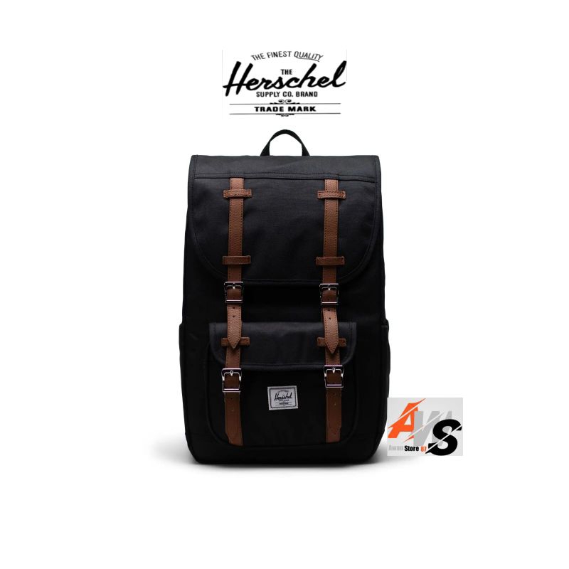 HERSCHEL LITTLE AMERICA MID BACKPACK-BLACK-(20L)-BAG-US