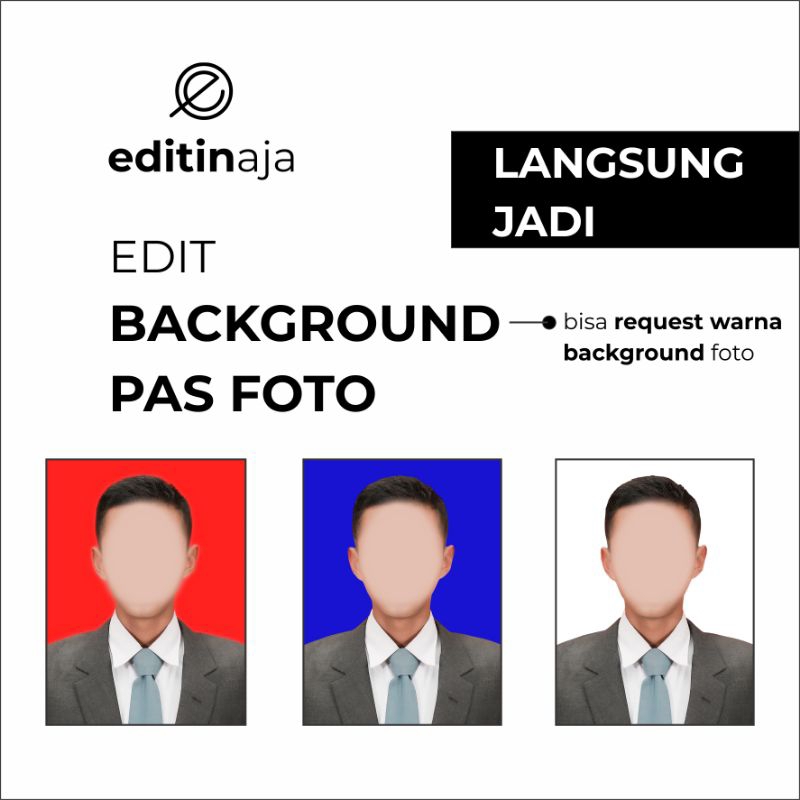 Jual Edit Background Pas Foto/ Ganti Backround Pas Foto Langsung Jadi