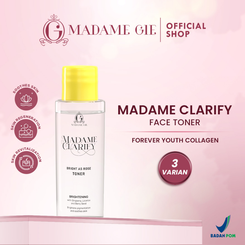 Jual Madame Gie Madame Clarify Face Toner Skin Care Pelembab Shopee
