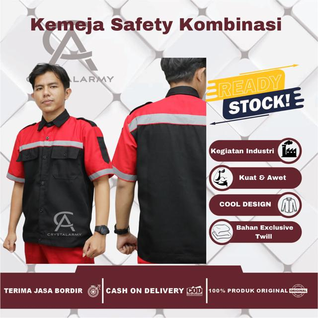 Jual Baju Safety Lengan Pendek Atasan Wearpack Kemeja Wearpack Shopee