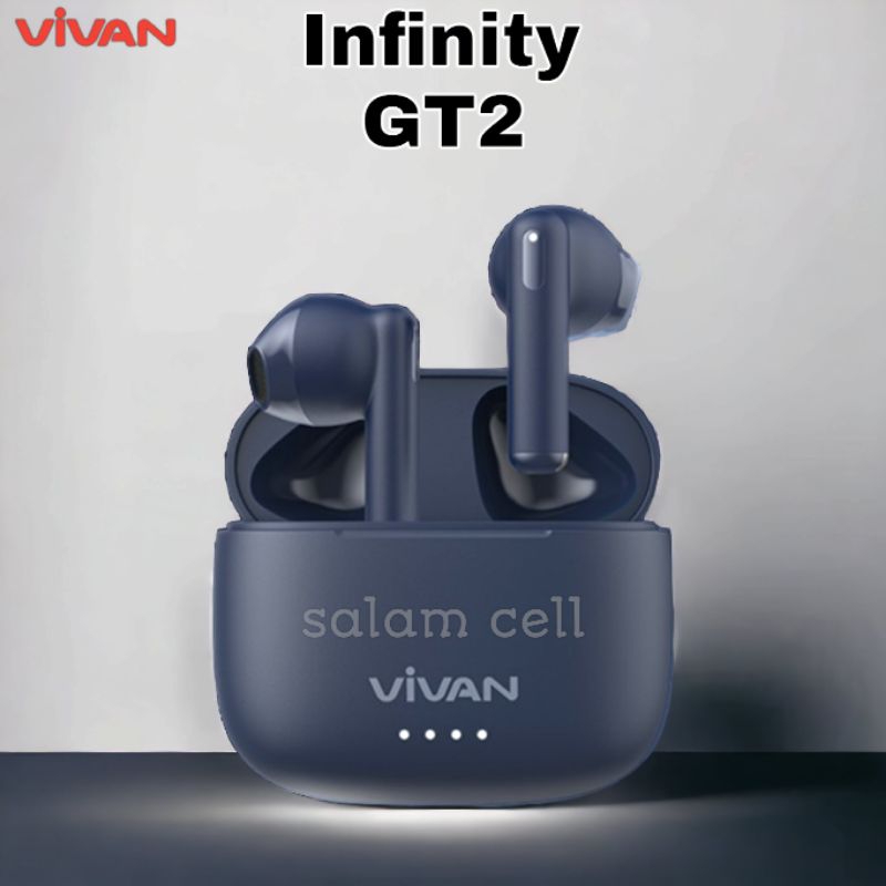 Jual Headset Bluetooth VIVAN Infinity GT2 With 4Mics ENC And 40 hours