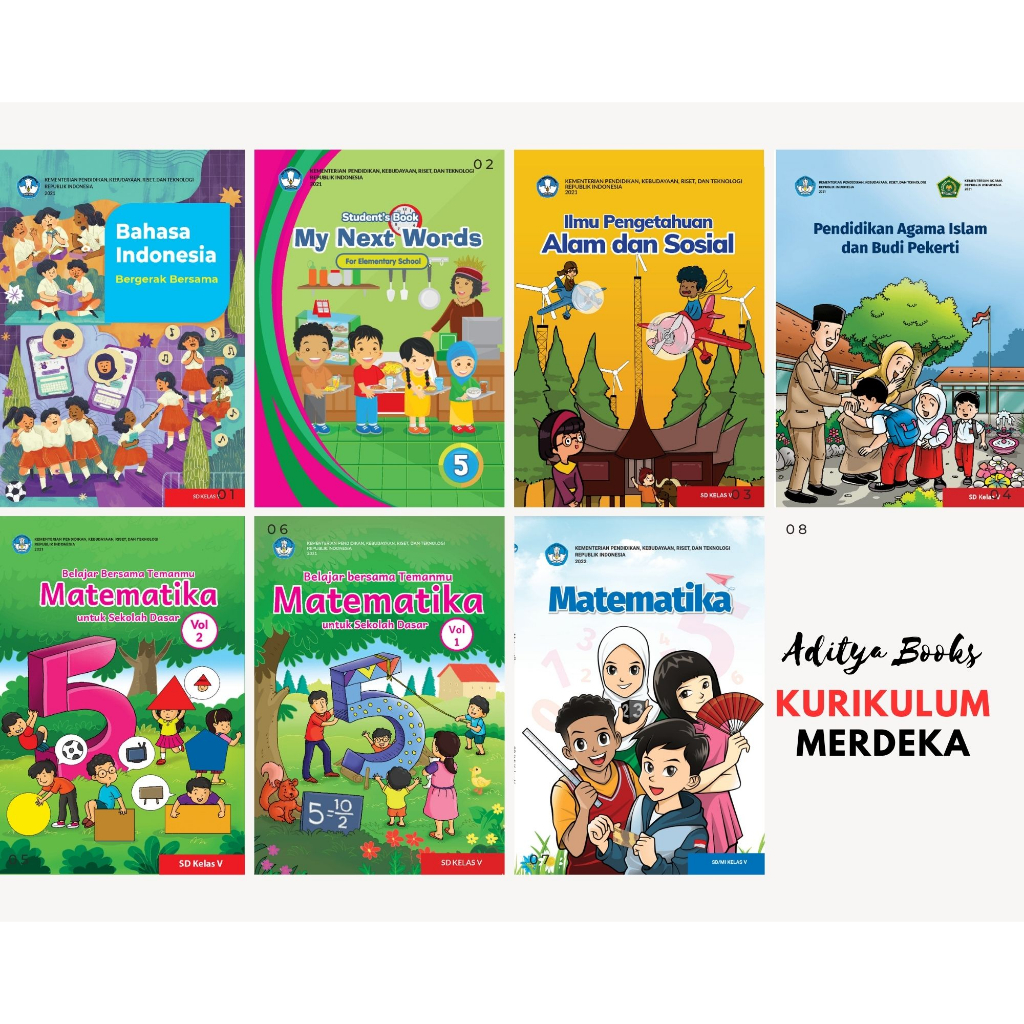 Jual BUKU PAKET KELAS 5 SD/MI KURIKULUM MERDEKA - KEMENDIKBUD | Shopee ...