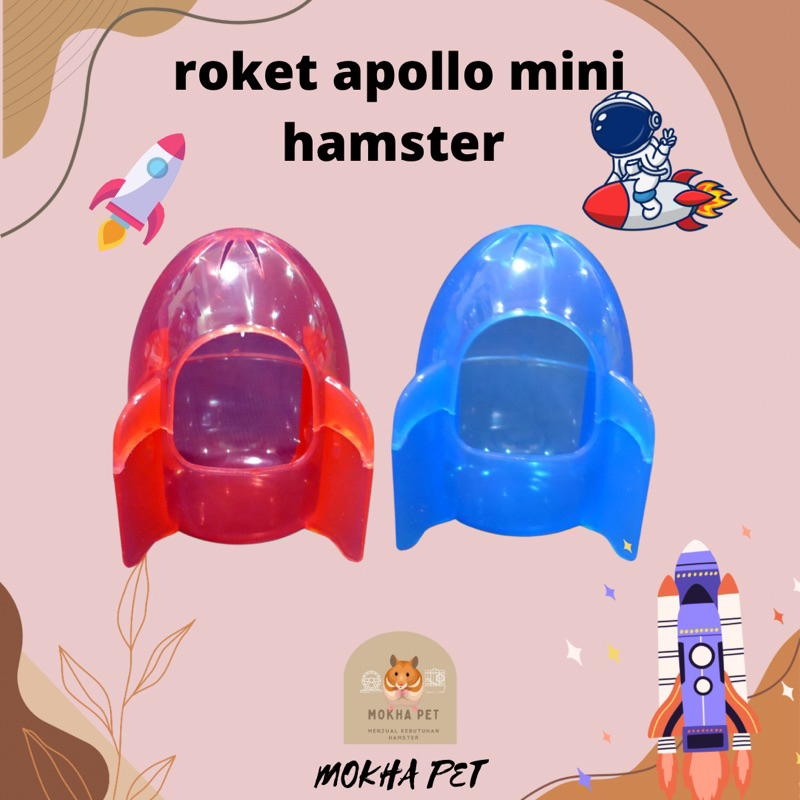 Jual Roket Apollo Mini Tempat Mandi Hamster Shopee Indonesia