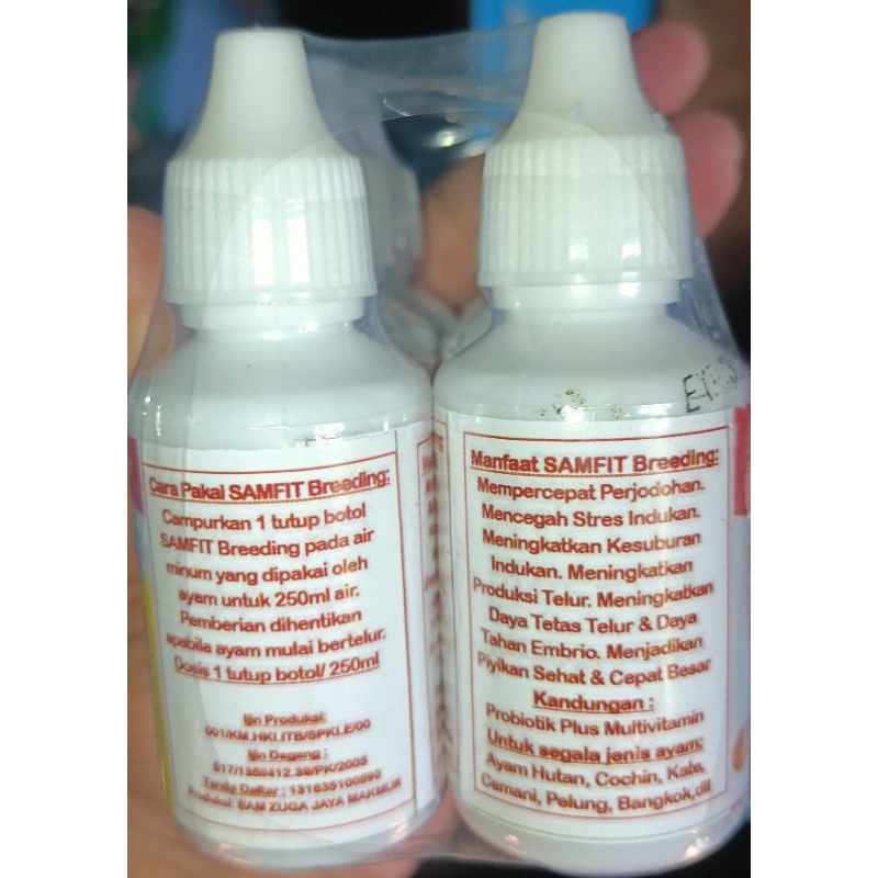 Jual SAMFIT Breeding Ayam Obat Ayam Petelur Suplemen ayam petelur ...