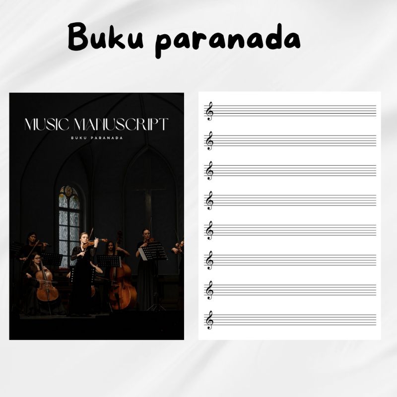 Jual Buku paranada - buku musik- buku music note - note book | Shopee ...