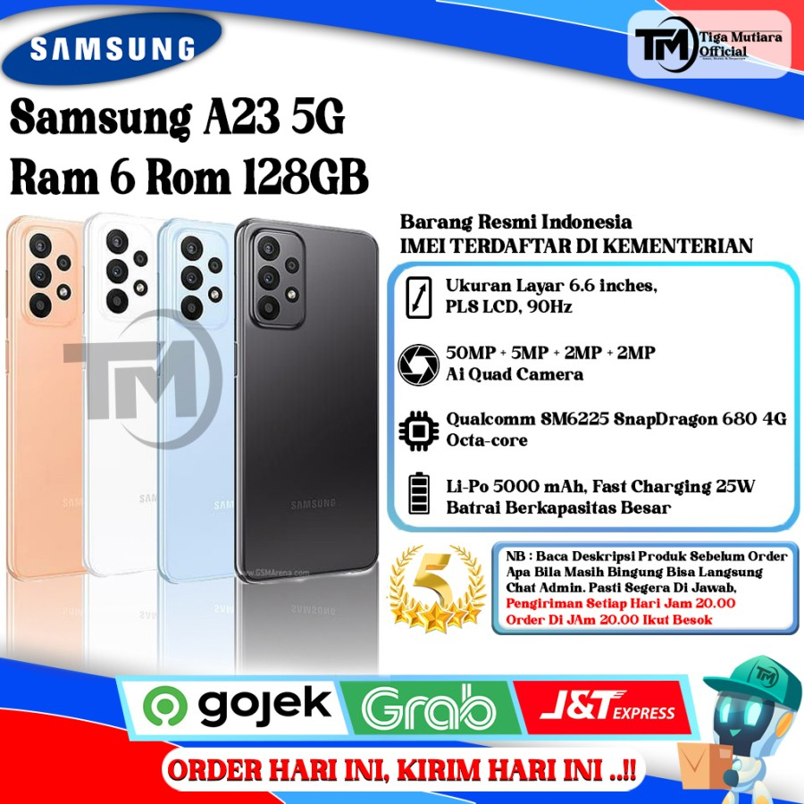 Jual Samsung A23 5G Ram 6/128GB | Ram 8/128GB Segel Original ...