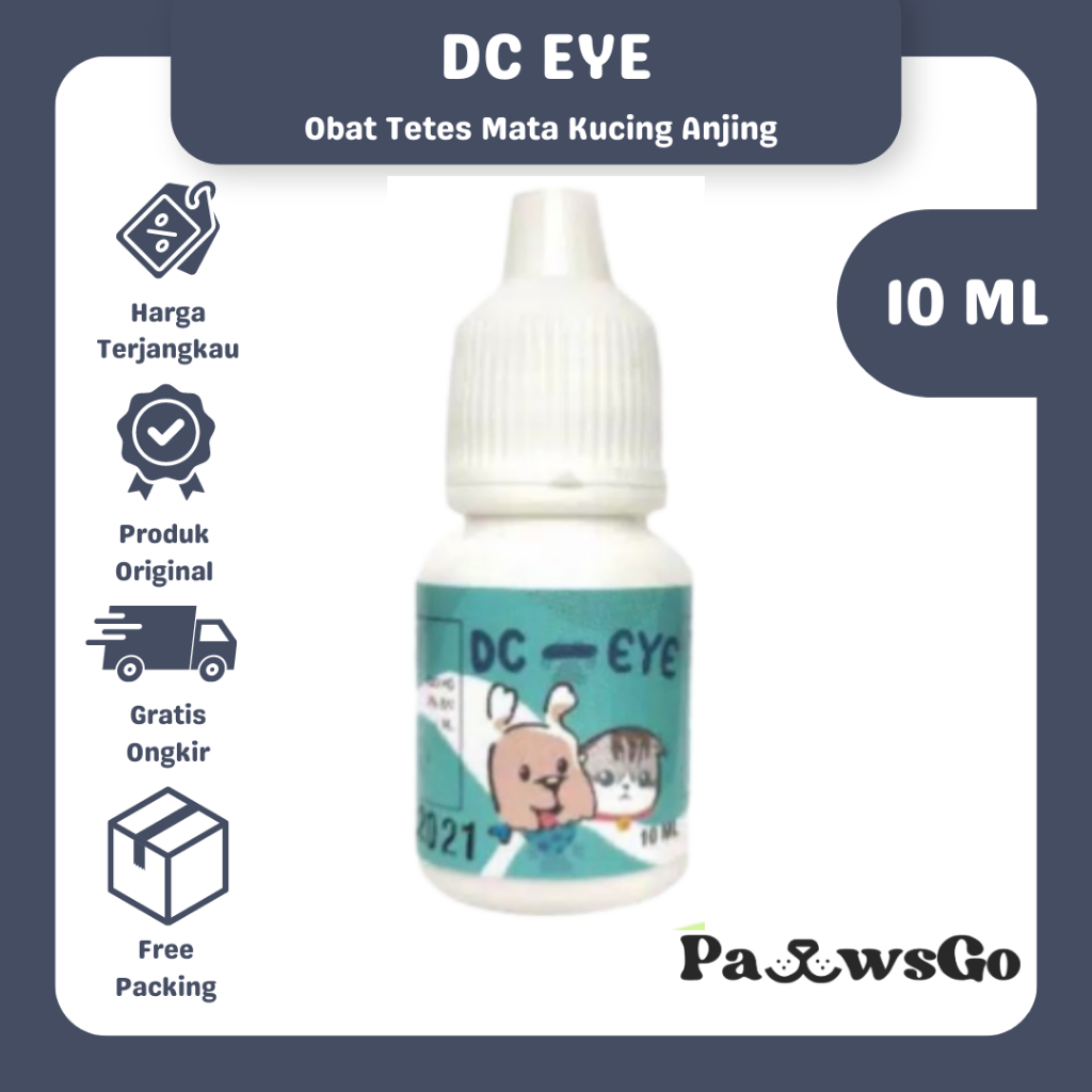 Jual DC Eye 10ml Obat Tetes Mata Kucing Obat Tetes Mata Anjing