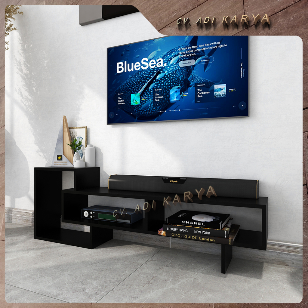 Jual Rak Tv Dinding Minimalis Dekorasi Ruangan Serbaguna Hiasan Ruang ...