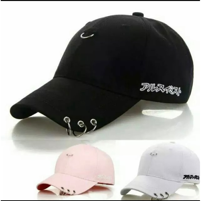 Jual Topi Anting Rantai Korea Trend 2021 Hat Pria Dan Wanita Korea ...