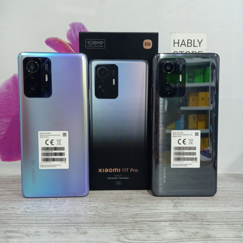 TingYR Cover per Xiaomi 11T PRO 5G, Supporto Anello Rotante a 360 Gradi, Cover Telefono Antiurto in TPU/PC, Custodia per Xiaomi 11T PRO 5G.(Nero