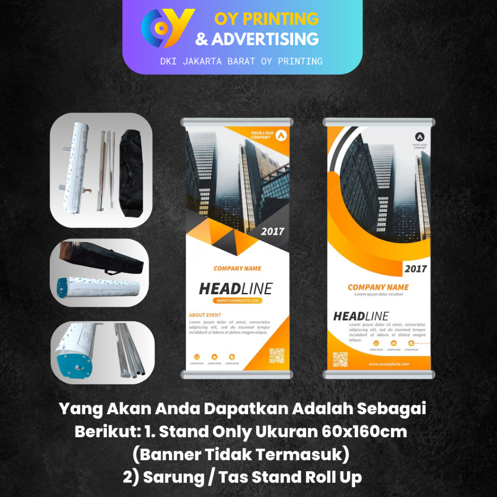 Jual Roll Up Banner Ukuran 60 x 160 | Shopee Indonesia