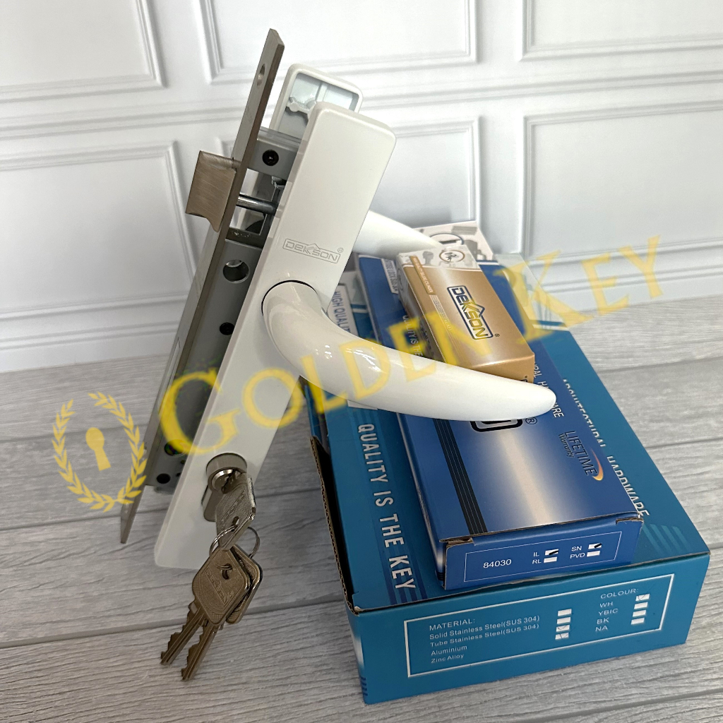 Jual Paket Set Kunci Handle Gagang LHP 81430 Dekkson Dekson Pintu Aluminium Alumunium Shopee