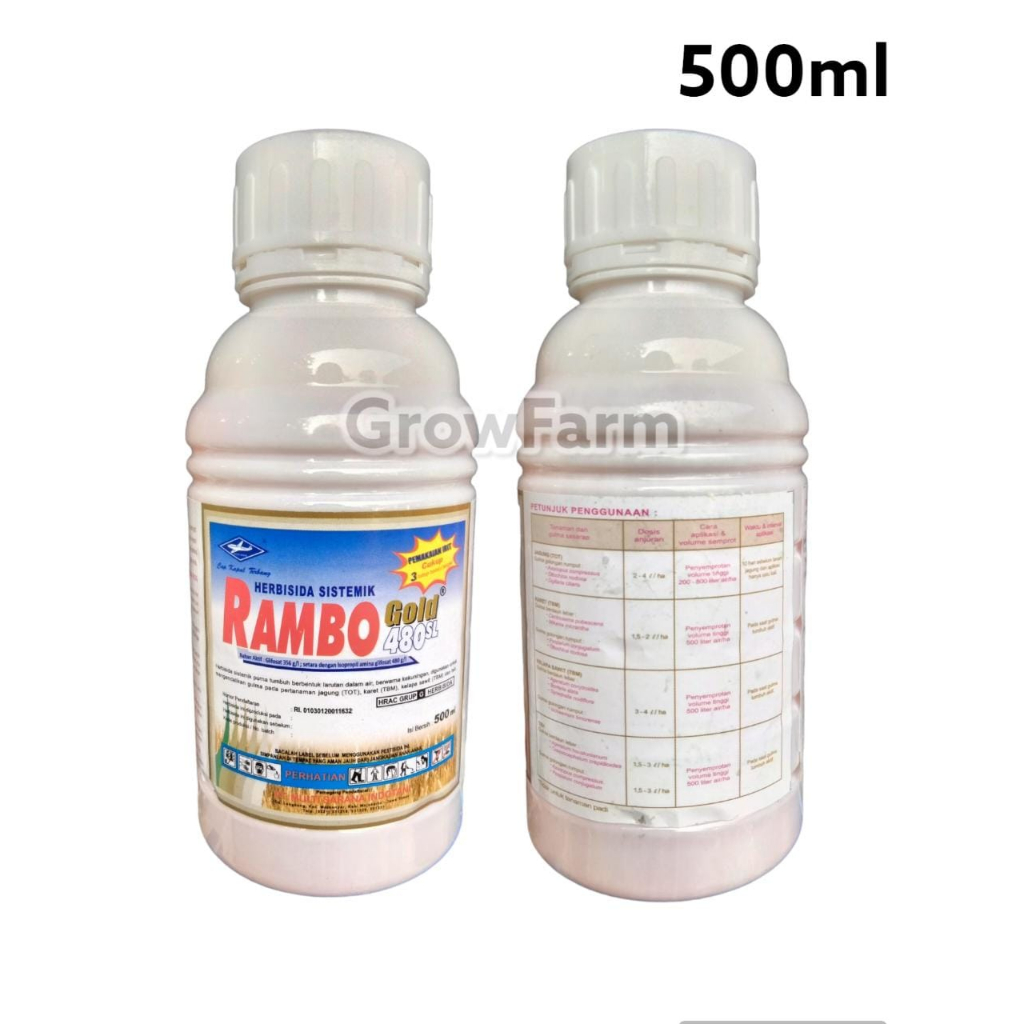 Jual herbisida Rambo gold 480SL 500 ml | Shopee Indonesia