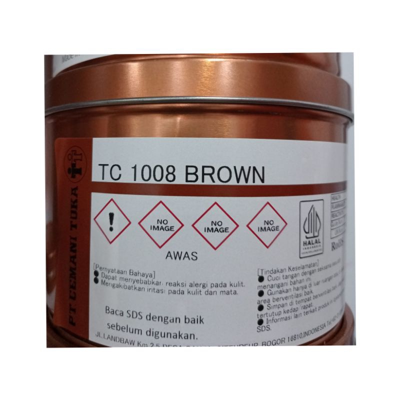 Jual Tinta Cetak Tc Brown Cemani Toka Tinta Cetak Shopee Indonesia