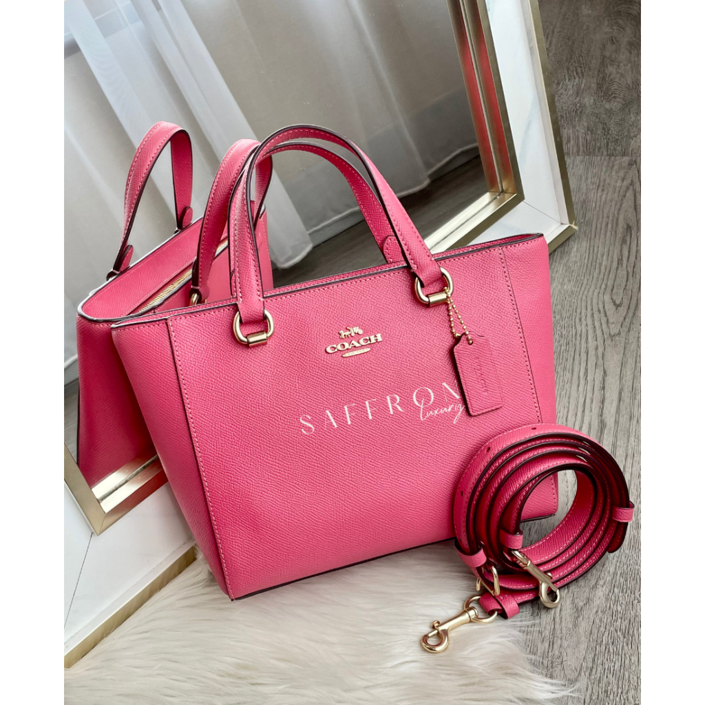 Jual Coach Crossgrain Alice / Watermelon | Shopee Indonesia